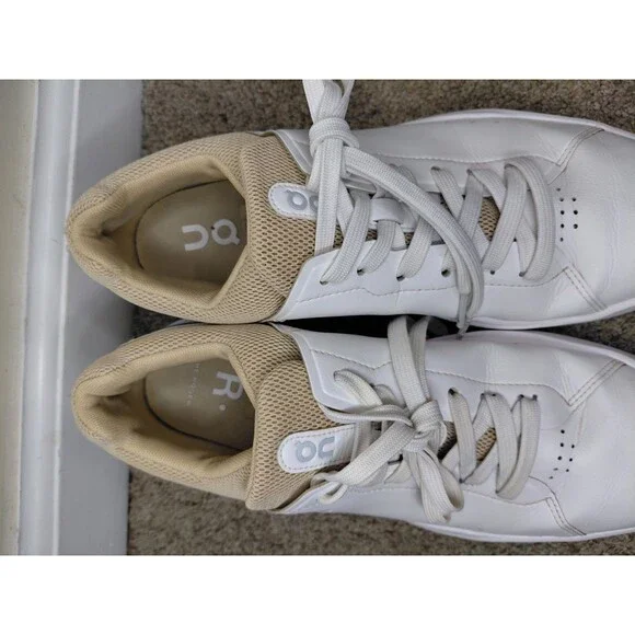 On Womens The Roger Advantage White Running Shoes Sneakers Size 10 - Picture 14 of 14